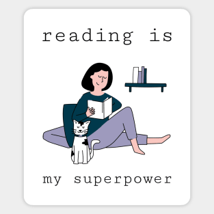 reading is my superpower Magnet